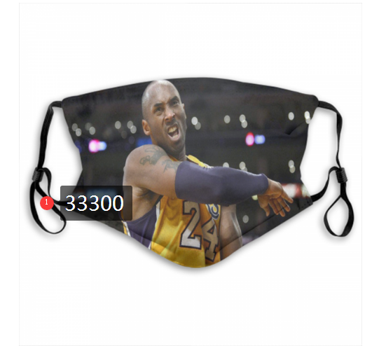2021 NBA Los Angeles Lakers #24 kobe bryant 33300 Dust mask with filter->nba dust mask->Sports Accessory